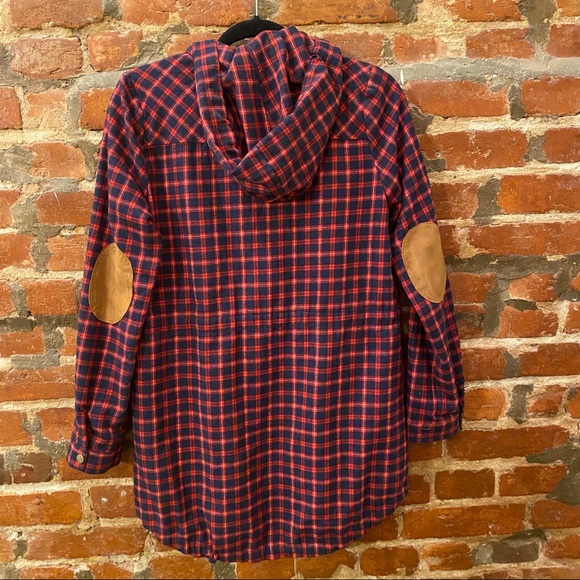 ModCloth Jacket Living Lodge Plaid Red Flannel - Picture 13 of 16